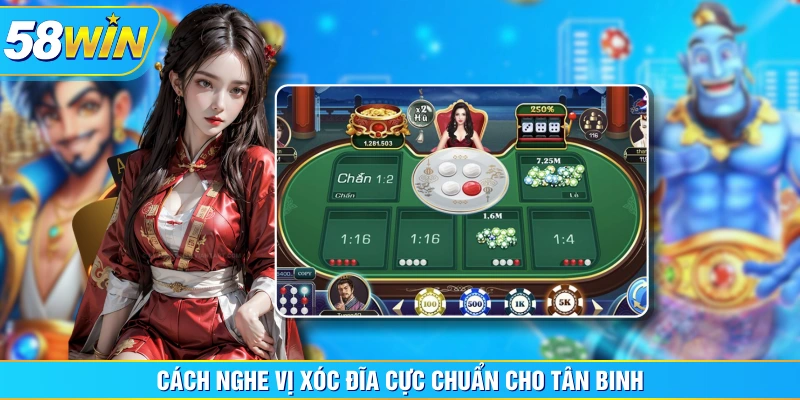 Cách nghe vị xóc đĩa cực chuẩn cho tân binh